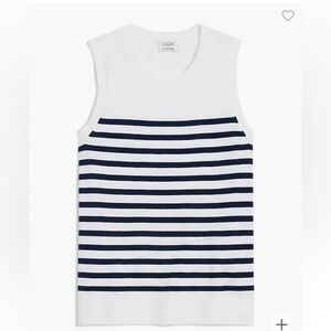 J Crew factory Striped sweater shell